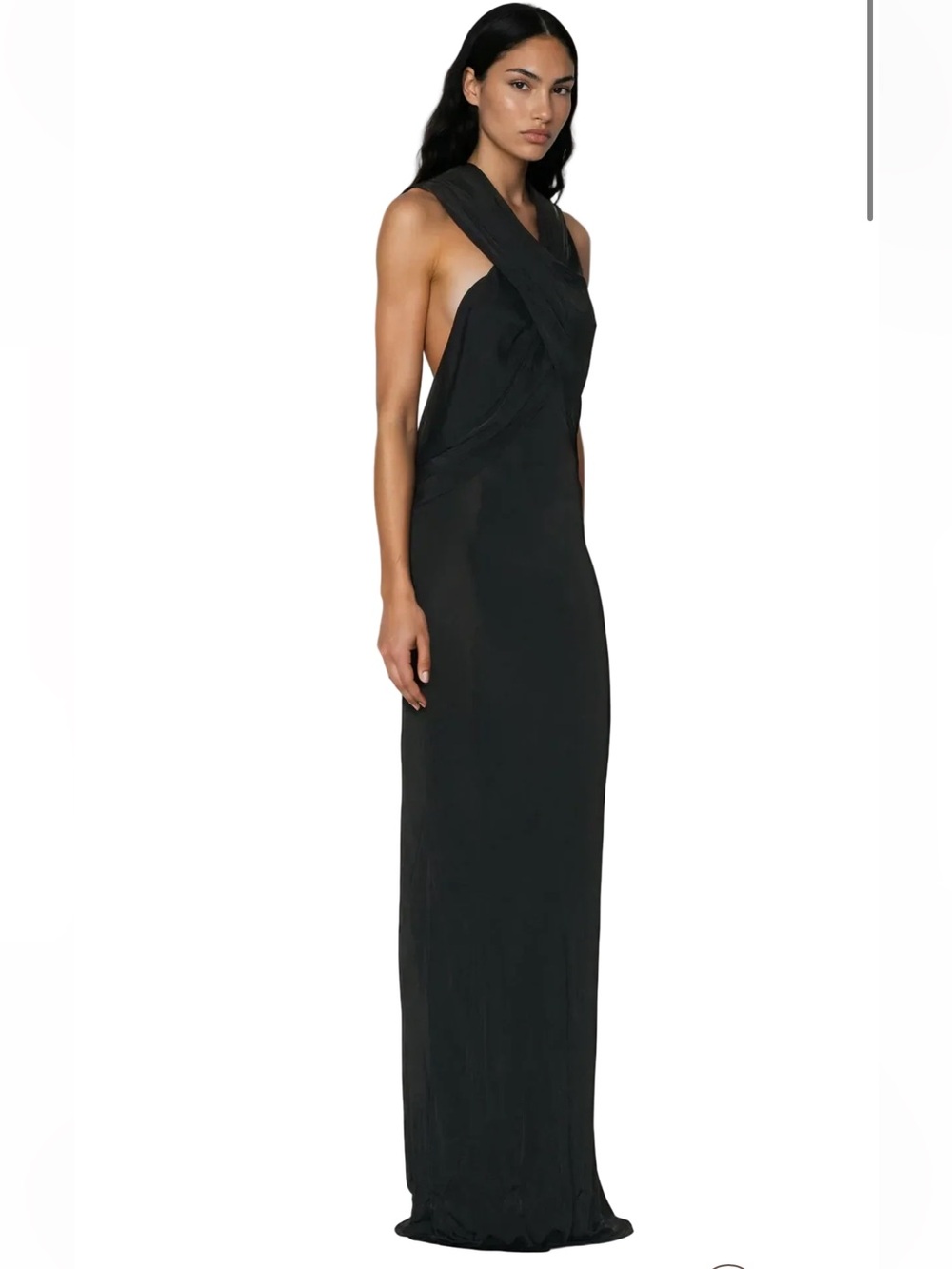 KOIR Sleeveless Hooded Black Maxi Dress like helsa cult Gaia - Picture 3 of 6